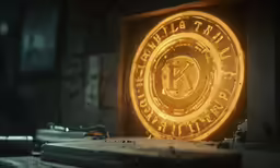 the logo of a crypt in an underground crypt