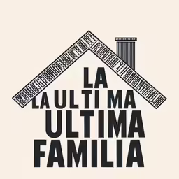 the la multi - family house, featuring two chimneys, in black lettering