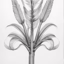 this is the back of a banana plant