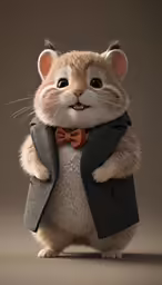a cat is dressed in a business suit