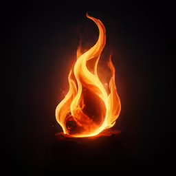 a candle burns brightly in the dark