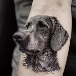 the side view of a dog with long ears