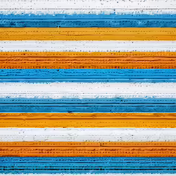 an artistic colorful wall of colorful stripes