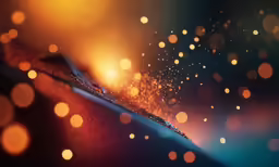 a blurry photo of a red and yellow dotted surface