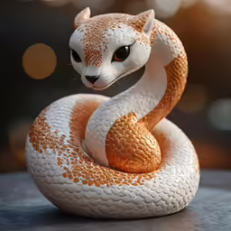 a close up of a figurine on a table