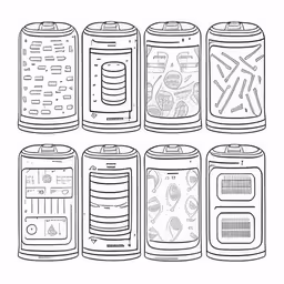 the instructions for a how to make a soda can from scratch,the drawing shows how many can make different things