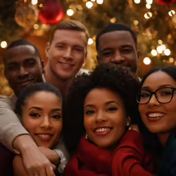 a group of people posing for a photo