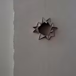some interesting shapes in the wall by itself