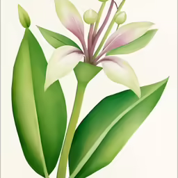 an image of a beautiful flower that is green and pink