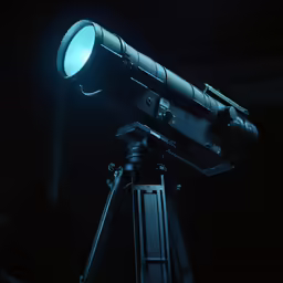 a spotlight lite up to show its bright colors