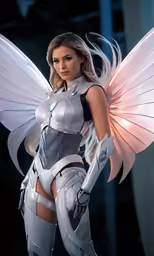 a woman dressed in a cosplay outfit