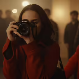 a person taking a picture with their camera