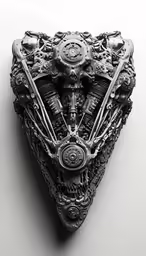 a piece of artwork is shown with an intricate pattern on the top