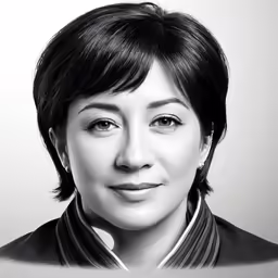 an image of a woman with short hair