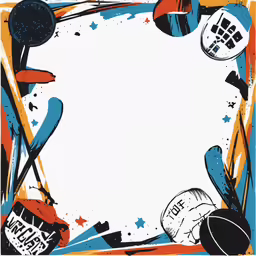 a hockey goal with the frame in it and a goal