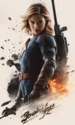 the avengers movie character captain america has gun and weapons