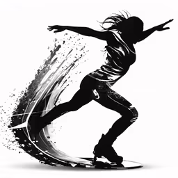 a woman on a surfboard riding the waves