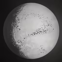 an eclipse is seen in the sky with lots of space