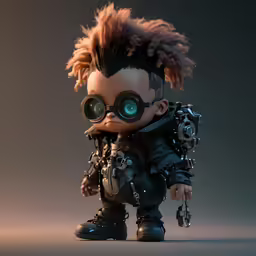 the character looks like an old person with glasses