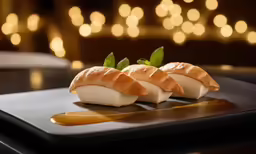 a close up of a pastry on a plate