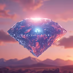 there is an advertisement for a futuristic jewelry brand