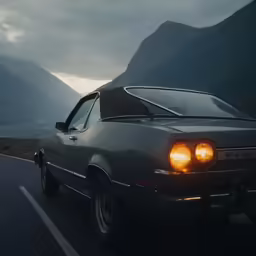 an old car is shown in this image