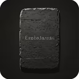 a black and white photo of an explanade text