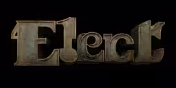 a word made up of vintage metal letters