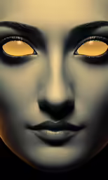 an animation animation with big eyes and dark skin