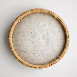 a basket is shown with white bubbles inside