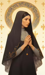 an image of a nun holding a rosary