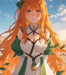 a anime character posing for the camera