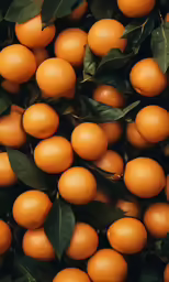 oranges on an orange tree with green leaves