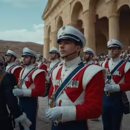 a group of uniformed men in uniforms