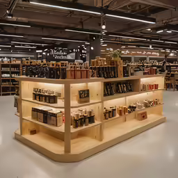 the inside of a bookshop with many books on shelves