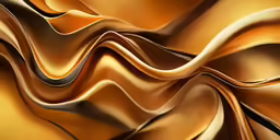 abstract background with a smooth wave pattern and metallic finish