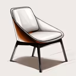 a chair that is sitting on the ground