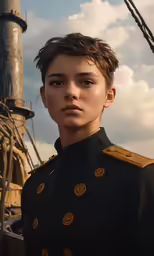 an image of a woman wearing military uniform