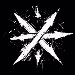 a black and white photo of a cross