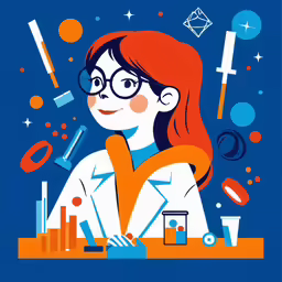 a person with glasses sitting in front of a table