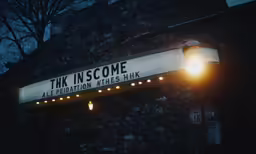 the sign above the lights is indicating that someone is on the internet