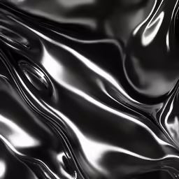 a closeup view of silver wavy material