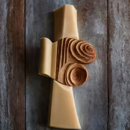 a pastry on top of a cutting board