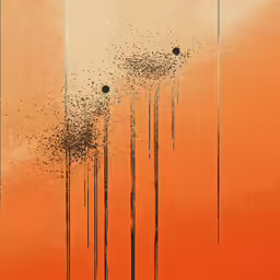 abstract background with multiple lines and dots