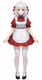 anime character wearing a red and white outfit