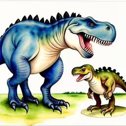 an image of dinosaurs eating the earth