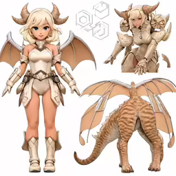 some very cute anime animals wearing costumes