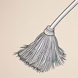 a broom with a handle on it