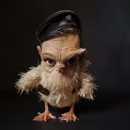 an old style doll in the likeness of a horwig