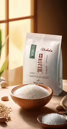 an image of a wooden bowl and grains